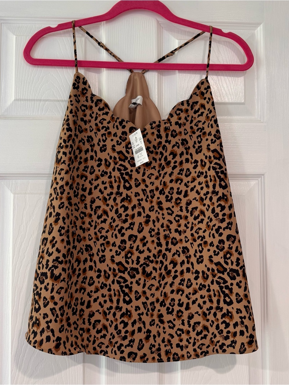 J. Crew Factory Leopard Print Cami in Tan and Black